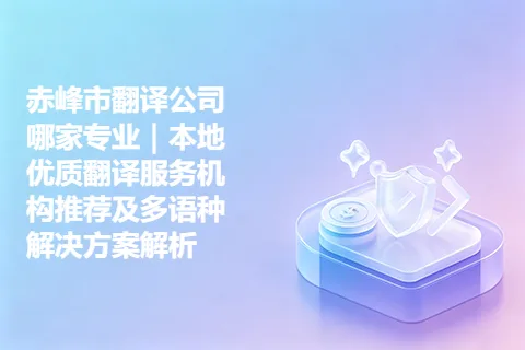 赤峰市翻译公司哪家专业｜本地优质翻译服务机构推荐及多语种解决方案解析