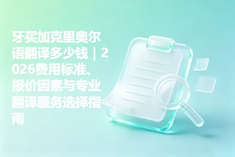 牙买加克里奥尔语翻译多少钱|2026费用标准、报价因素与专业翻译服务选择指南