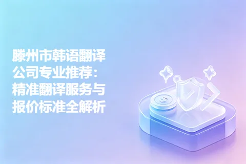 滕州市韩语翻译公司专业推荐：精准翻译服务与报价标准全解析