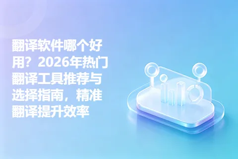 翻译软件哪个好用？2026年热门翻译工具推荐与选择指南，精准翻译提升效率