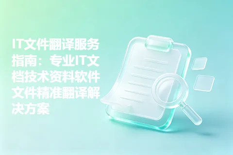IT文件翻译服务指南：专业IT文档技术资料软件文件精准翻译解决方案