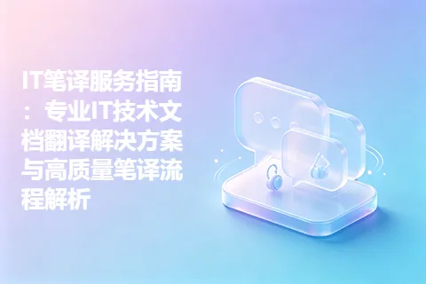 IT笔译服务指南:专业IT技术文档翻译解决方案与高质量笔译流程解析