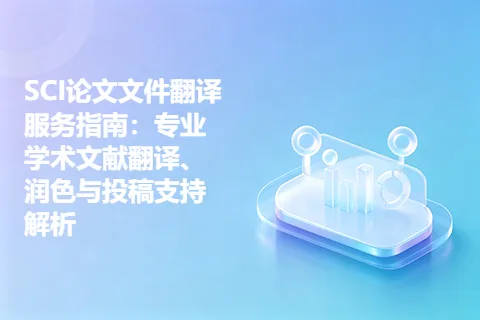 SCI论文文件翻译服务指南：专业学术文献翻译、润色与投稿支持解析