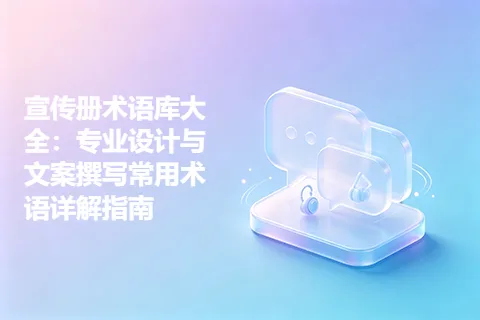 宣传册术语库大全：专业设计与文案撰写常用术语详解指南