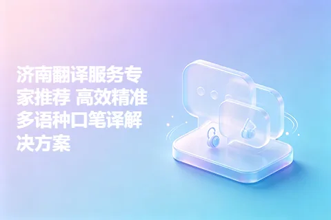 济南翻译服务专家推荐 高效精准多语种口笔译解决方案