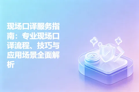 现场口译服务指南：专业现场口译流程、技巧与应用场景全面解析