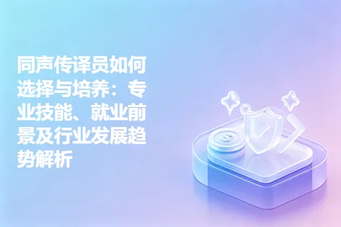 同声传译员如何选择与培养：专业技能、就业前景及行业发展趋势解析