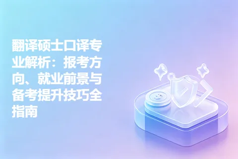 翻译硕士口译专业解析：报考方向、就业前景与备考提升技巧全指南