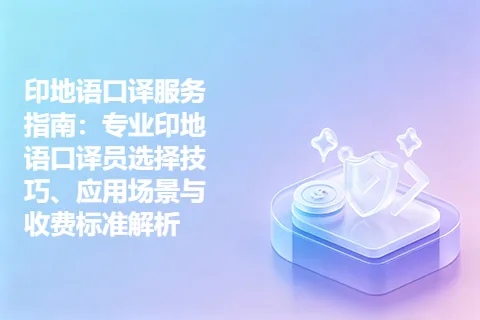 印地语口译服务指南：专业印地语口译员选择技巧、应用场景与收费标准解析