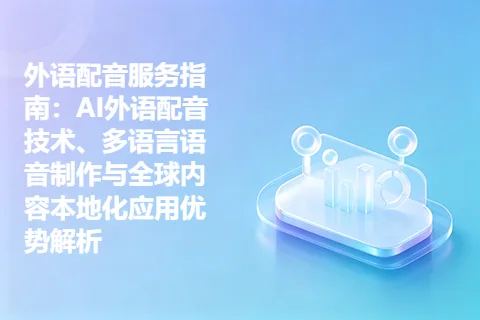 外语配音服务指南：AI外语配音技术、多语言语音制作与全球内容本地化应用优势解析