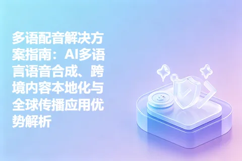 多语配音解决方案指南：AI多语言语音合成、跨境内容本地化与全球传播应用优势解析