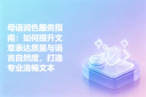母语润色服务指南：如何提升文章表达质量与语言自然度，打造专业流畅文本