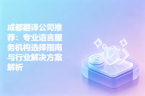 成都翻译公司推荐：专业语言服务机构选择指南与行业解决方案解析