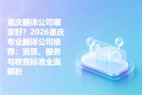重庆翻译公司哪家好？2026重庆专业翻译公司推荐：资质、服务与收费标准全面解析