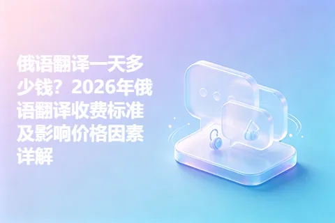 俄语翻译一天多少钱？2026年俄语翻译收费标准及影响价格因素详解