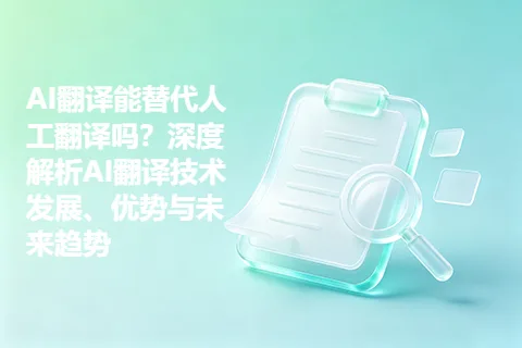 AI翻译能替代人工翻译吗？深度解析AI翻译技术发展、优势与未来趋势
