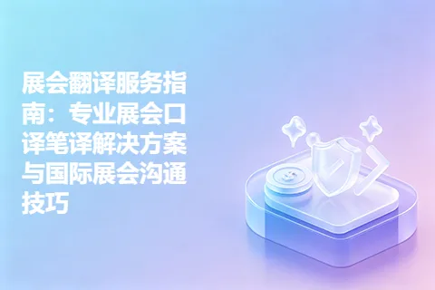 展会翻译服务指南：专业展会口译笔译解决方案与国际展会沟通技巧