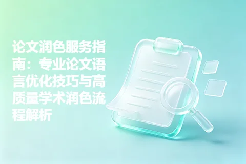 论文润色服务指南：专业论文语言优化技巧与高质量学术润色流程解析