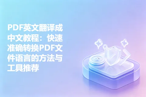 PDF英文翻译成中文教程：快速准确转换PDF文件语言的方法与工具推荐