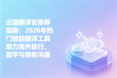 出国翻译官推荐指南：2026年热门智能翻译工具助力海外旅行、留学与商务沟通