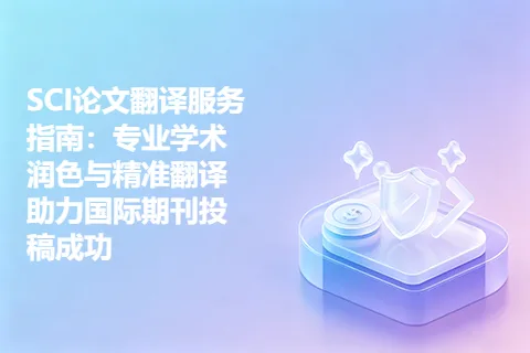 SCI论文翻译服务指南：专业学术润色与精准翻译助力国际期刊投稿成功
