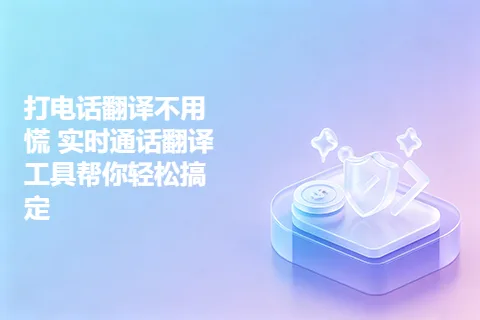 打电话翻译不用慌 实时通话翻译工具帮你轻松搞定