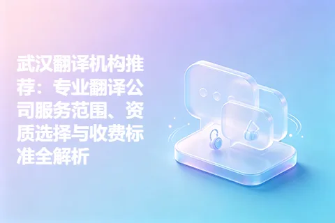 武汉翻译机构推荐：专业翻译公司服务范围、资质选择与收费标准全解析