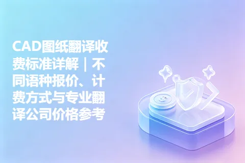 CAD图纸翻译收费标准详解｜不同语种报价、计费方式与专业翻译公司价格参考