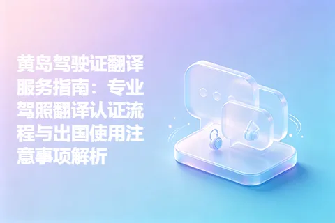 黄岛驾驶证翻译服务指南：专业驾照翻译认证流程与出国使用注意事项解析