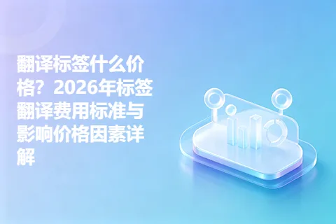 翻译标签什么价格？2026年标签翻译费用标准与影响价格因素详解