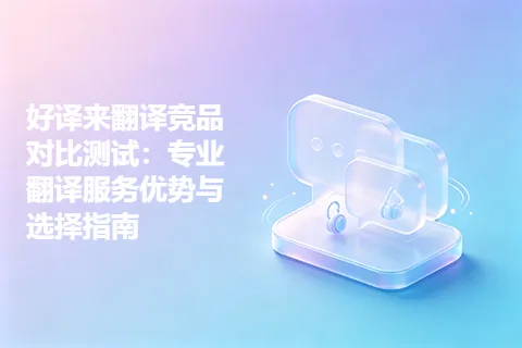 好译来翻译竞品对比测试：专业翻译服务优势与选择指南