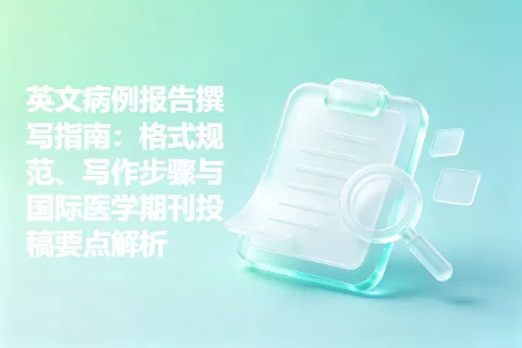 英文病例报告撰写指南：格式规范、写作步骤与国际医学期刊投稿要点解析