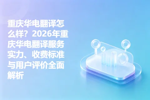 重庆华电翻译怎么样？2026年重庆华电翻译服务实力、收费标准与用户评价全面解析