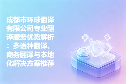 成都市环球翻译有限公司专业翻译服务优势解析：多语种翻译、商务翻译与本地化解决方案推荐