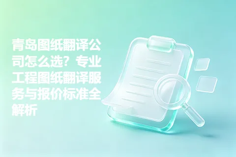 青岛图纸翻译公司怎么选？专业工程图纸翻译服务与报价标准全解析