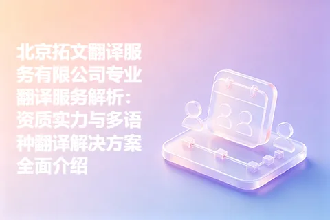北京拓文翻译服务有限公司专业翻译服务解析：资质实力与多语种翻译解决方案全面介绍