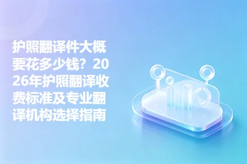 护照翻译件大概要花多少钱？2026年护照翻译收费标准及专业翻译机构选择指南
