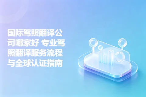 国际驾照翻译公司哪家好 专业驾照翻译服务流程与全球认证指南