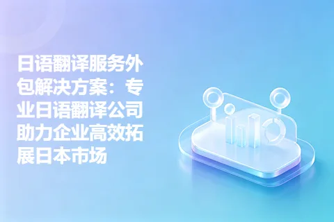 日语翻译服务外包解决方案：专业日语翻译公司助力企业高效拓展日本市场