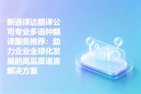 新通译达翻译公司专业多语种翻译服务推荐：助力企业全球化发展的高品质语言解决方案