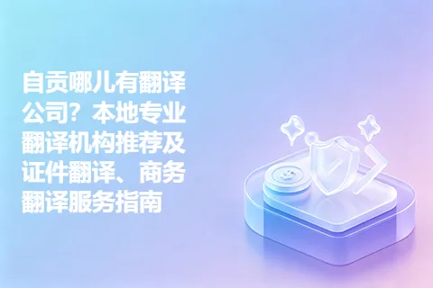 自贡哪儿有翻译公司？本地专业翻译机构推荐及证件翻译、商务翻译服务指南