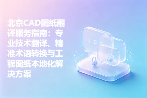 北京CAD图纸翻译服务指南：专业技术翻译、精准术语转换与工程图纸本地化解决方案