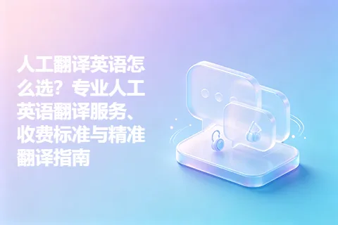人工翻译英语怎么选？专业人工英语翻译服务、收费标准与精准翻译指南
