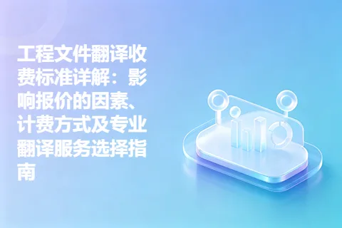 工程文件翻译收费标准详解：影响报价的因素、计费方式及专业翻译服务选择指南
