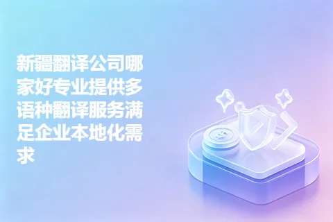 新疆翻译公司哪家好专业提供多语种翻译服务满足企业本地化需求