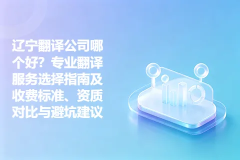 辽宁翻译公司哪个好？专业翻译服务选择指南及收费标准、资质对比与避坑建议