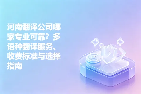 河南翻译公司哪家专业可靠？多语种翻译服务、收费标准与选择指南