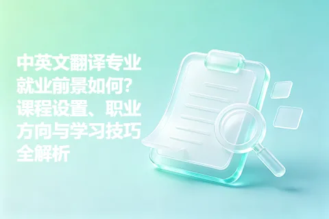 中英文翻译专业就业前景如何？课程设置、职业方向与学习技巧全解析