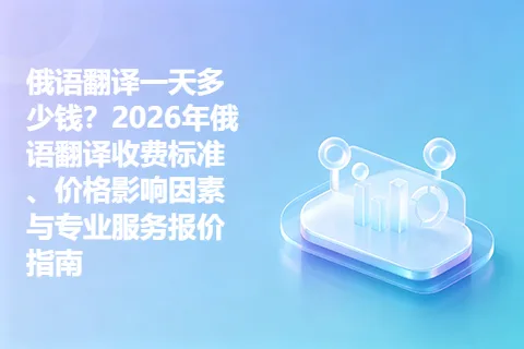 俄语翻译一天多少钱？2026年俄语翻译收费标准、价格影响因素与专业服务报价指南