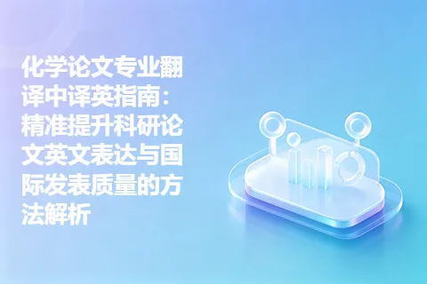 化学论文专业翻译中译英指南：精准提升科研论文英文表达与国际发表质量的方法解析